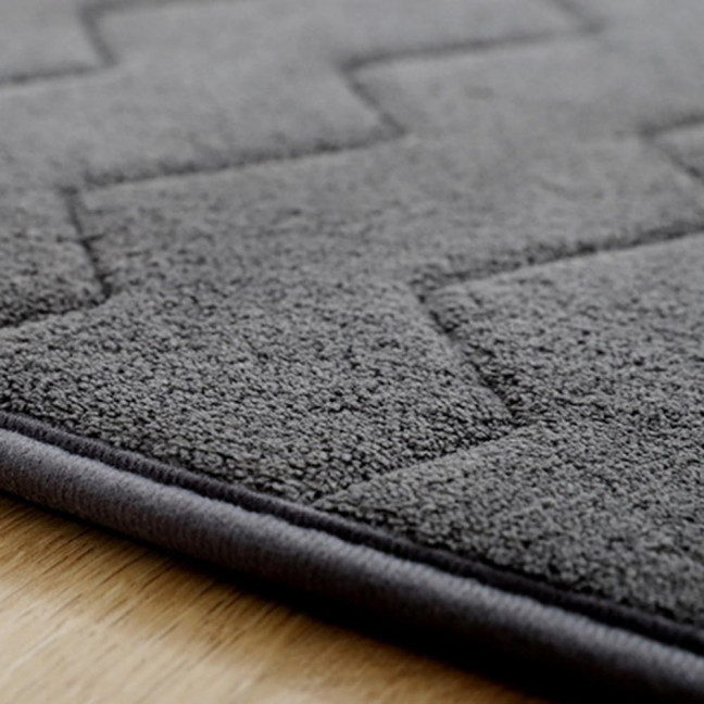 Floor Carpet Cartoon Pebble Thick Great Water Absorption Non Slip Soft No Odor Bathroom Rug Bedroom Entry Bath Shower Bathtub Carpet