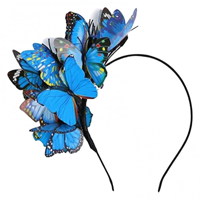 Colorful Butterflies Hair Hoop Girl Headband Crown Adjustable Tea Party Halloween Costume Adult Kid Headpiece Colorful Butterflies Hair Hoop Girl Headband Crown Adjustable Tea Party Halloween Costume Adult Kid Headpiece