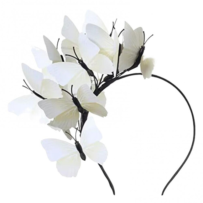 Colorful Butterflies Hair Hoop Girl Headband Crown Adjustable Tea Party Halloween Costume Adult Kid Headpiece Colorful Butterflies Hair Hoop Girl Headband Crown Adjustable Tea Party Halloween Costume Adult Kid Headpiece