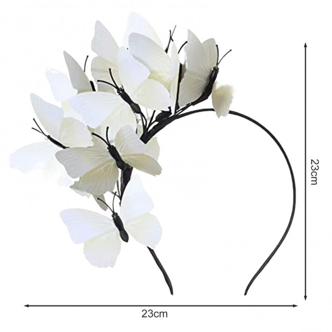 Colorful Butterflies Hair Hoop Girl Headband Crown Adjustable Tea Party Halloween Costume Adult Kid Headpiece Colorful Butterflies Hair Hoop Girl Headband Crown Adjustable Tea Party Halloween Costume Adult Kid Headpiece