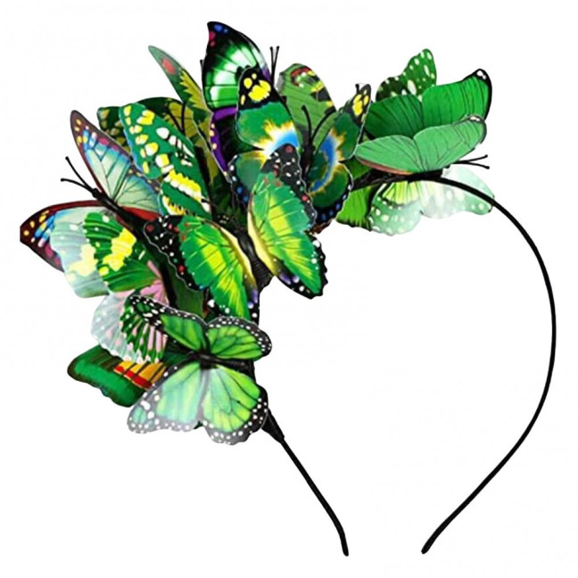 Colorful Butterflies Hair Hoop Girl Headband Crown Adjustable Tea Party Halloween Costume Adult Kid Headpiece Colorful Butterflies Hair Hoop Girl Headband Crown Adjustable Tea Party Halloween Costume Adult Kid Headpiece