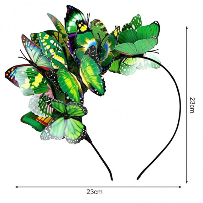 Colorful Butterflies Hair Hoop Girl Headband Crown Adjustable Tea Party Halloween Costume Adult Kid Headpiece Colorful Butterflies Hair Hoop Girl Headband Crown Adjustable Tea Party Halloween Costume Adult Kid Headpiece