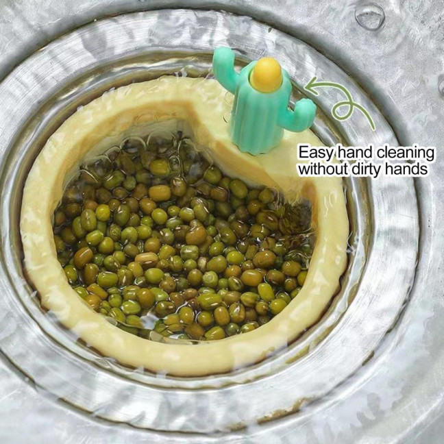 2 Pcs Kitchen Sink Strainer Multifunctional Household Cactus Strainer Press Type Automatic Dumping Sink Drainage Basket for Kitchen Hands-free Waste Filtering 2 Pcs Kitchen Sink Strainer Multifunctional Household Cactus Strainer Press Type Automatic Dumping Sink Drainage Basket for Kitchen Hands-free Waste Filtering