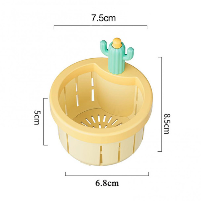 2 Pcs Kitchen Sink Strainer Multifunctional Household Cactus Strainer Press Type Automatic Dumping Sink Drainage Basket for Kitchen Hands-free Waste Filtering 2 Pcs Kitchen Sink Strainer Multifunctional Household Cactus Strainer Press Type Automatic Dumping Sink Drainage Basket for Kitchen Hands-free Waste Filtering