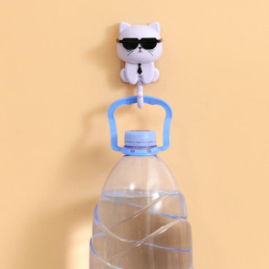 Storage Hook Strong Load-bearing Waterproof Cartoon Cat Shaped Coat Hook Scarf Bag Hanger Hook Wall Decoration