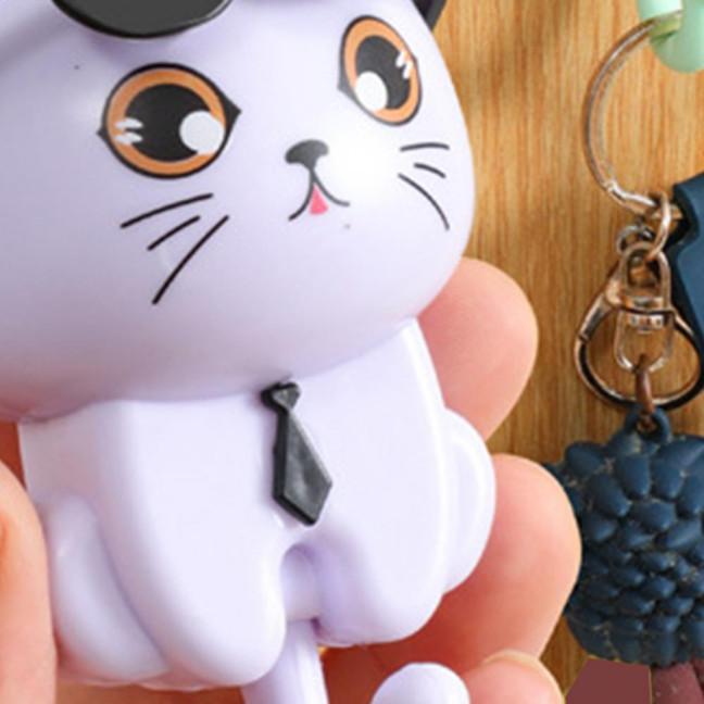 Storage Hook Strong Load-bearing Waterproof Cartoon Cat Shaped Coat Hook Scarf Bag Hanger Hook Wall Decoration