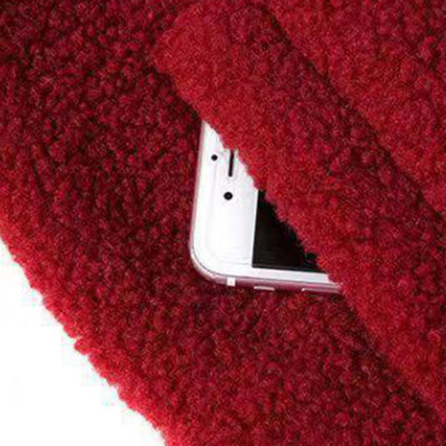 Women Winter Coat Stand Collar Zipper Closure Colorblock Plus Size Thick Plush Extra Warmth Long Sleeves Pockets Cardigan Outdoor Jacket 