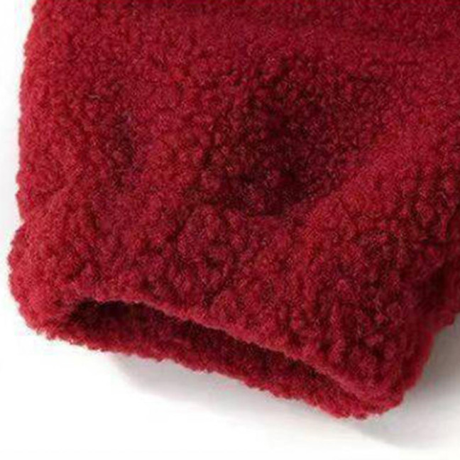 Women Winter Coat Stand Collar Zipper Closure Colorblock Plus Size Thick Plush Extra Warmth Long Sleeves Pockets Cardigan Outdoor Jacket 