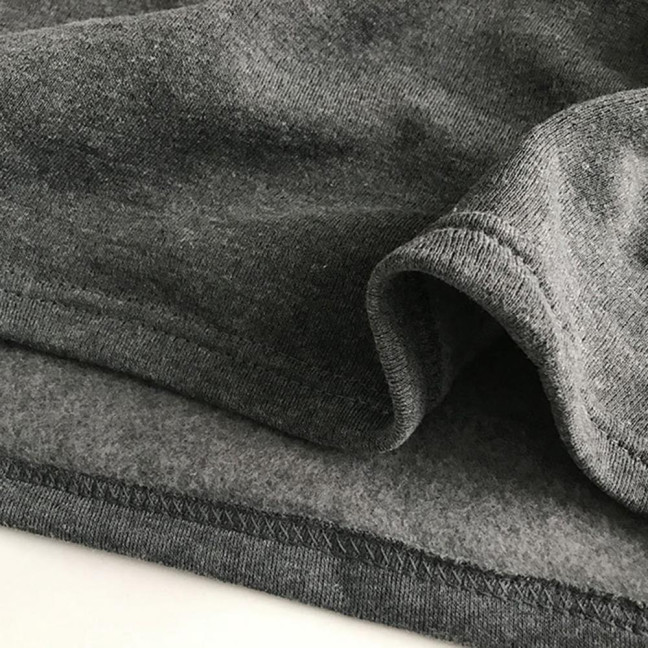 2Pcs/Set Men Warm Lounge Set O-Neck Long Sleeve Plush Lining Tops Elastic Waist Long Pants Set Solid Color Pajamas Set