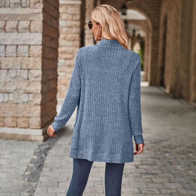 Women Sweater Jacket Open Stitch Knitted Solid Color Coat Loose Thermal Long Sleeved Commuting Dating Spring Fall Winter Outerwear Women Sweater Jacket Open Stitch Knitted Solid Color Coat Loose Thermal Long Sleeved Commuting Dating Spring Fall Winter Outerwear