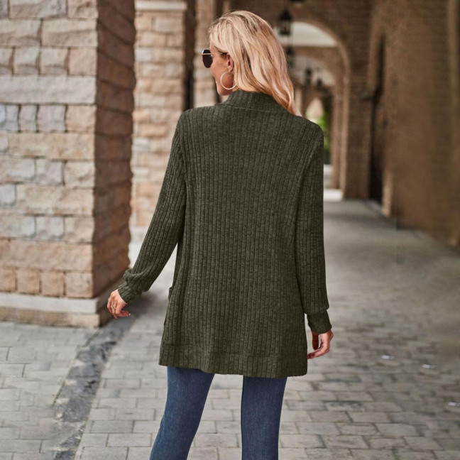 Women Sweater Jacket Open Stitch Knitted Solid Color Coat Loose Thermal Long Sleeved Commuting Dating Spring Fall Winter Outerwear Women Sweater Jacket Open Stitch Knitted Solid Color Coat Loose Thermal Long Sleeved Commuting Dating Spring Fall Winter Outerwear
