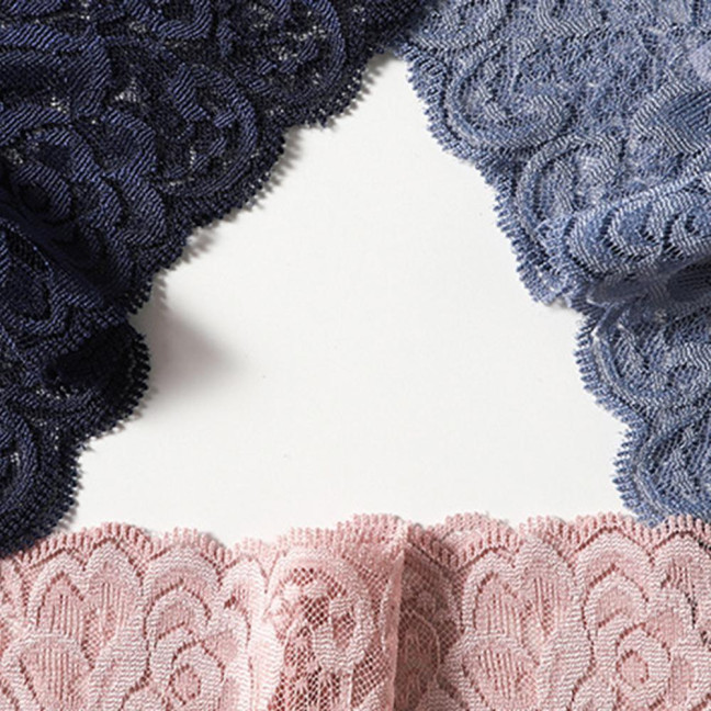 Women Panties High Waist Hollow Out Lace Good Breathability Floral Embroidery Solid Color Briefs Slim Fit Thin Quick Dry Casual Sport Lady Underpants