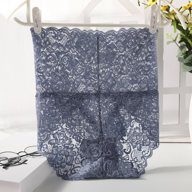 Women Panties High Waist Hollow Out Lace Good Breathability Floral Embroidery Solid Color Briefs Slim Fit Thin Quick Dry Casual Sport Lady Underpants