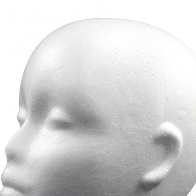 Foam Wig Head Tall Female Mannequin Hairpieces Display Holder Hats Sunglasses Headphone Headwear Stand Cosmetics Model Head Prop