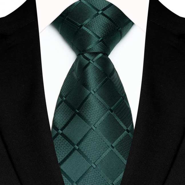 Business Tie Square Geometric Design Solid Color Smooth Satin Formal Tie Casual Necktie Street Events Weddings Accessories