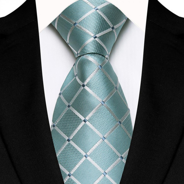 Business Tie Square Geometric Design Solid Color Smooth Satin Formal Tie Casual Necktie Street Events Weddings Accessories