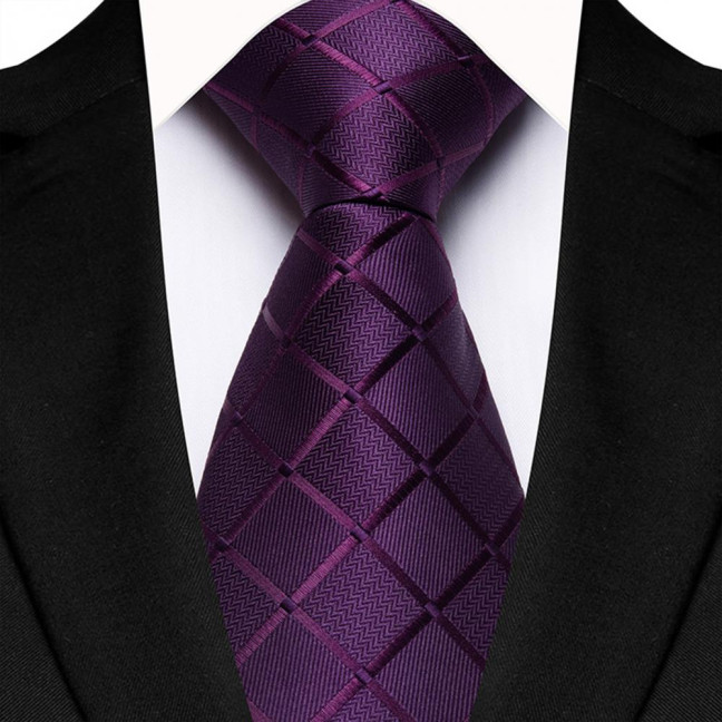Business Tie Square Geometric Design Solid Color Smooth Satin Formal Tie Casual Necktie Street Events Weddings Accessories