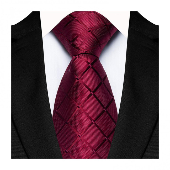 Business Tie Square Geometric Design Solid Color Smooth Satin Formal Tie Casual Necktie Street Events Weddings Accessories