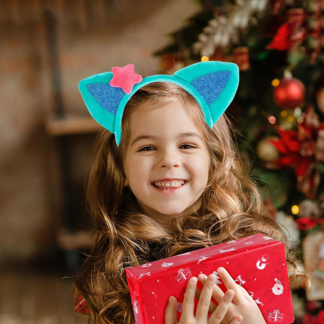 Cat Ears Hair Hoop Plush Sequins Cat Party Decoration Hairband Birthday Party Supplies Versatile Accessories Cat Ears Hair Hoop Plush Sequins Cat Party Decoration Hairband Birthday Party Supplies Versatile Accessories