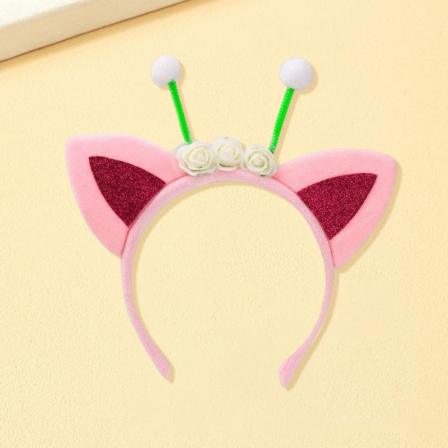 Cat Ears Hair Hoop Plush Sequins Cat Party Decoration Hairband Birthday Party Supplies Versatile Accessories Cat Ears Hair Hoop Plush Sequins Cat Party Decoration Hairband Birthday Party Supplies Versatile Accessories