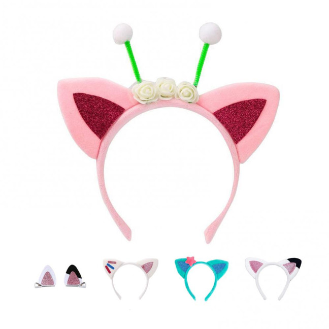 Cat Ears Hair Hoop Plush Sequins Cat Party Decoration Hairband Birthday Party Supplies Versatile Accessories Cat Ears Hair Hoop Plush Sequins Cat Party Decoration Hairband Birthday Party Supplies Versatile Accessories