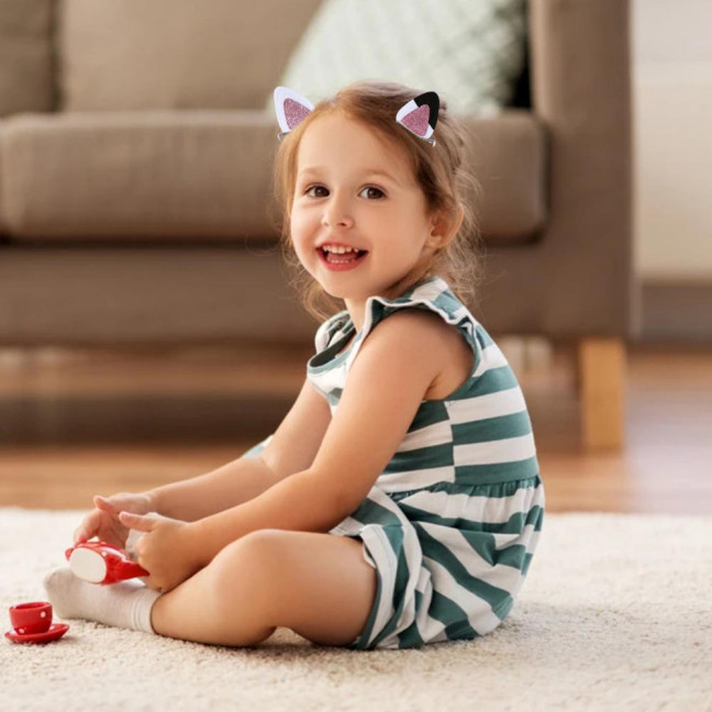 Cat Ears Hair Hoop Plush Sequins Cat Party Decoration Hairband Birthday Party Supplies Versatile Accessories Cat Ears Hair Hoop Plush Sequins Cat Party Decoration Hairband Birthday Party Supplies Versatile Accessories