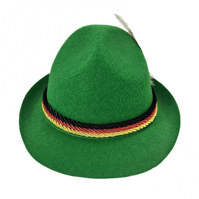 Top Hat Oktoberfest Fedora Retro Bavarian Style Unisex Cap with Feather And Rope Decor Holiday 1920s Themed Parties Cosplay Events Hat Top Hat Oktoberfest Fedora Retro Bavarian Style Unisex Cap with Feather And Rope Decor Holiday 1920s Themed Parties Cosplay Events Hat