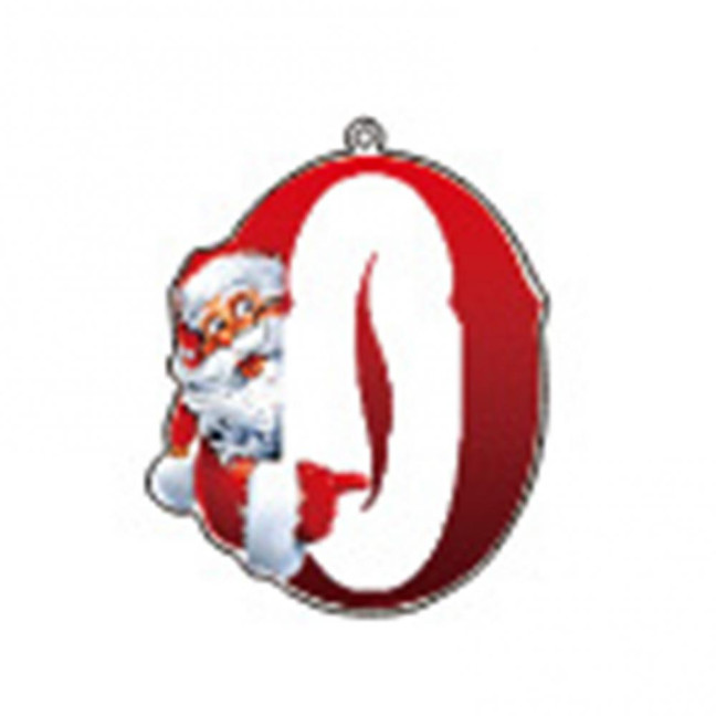 Christmas Ornaments Personalized 26 Letters Name Word Tree Hanging Ornaments Santa Monogram Alphabet Acrylic Pendant for Bag Tree Decor