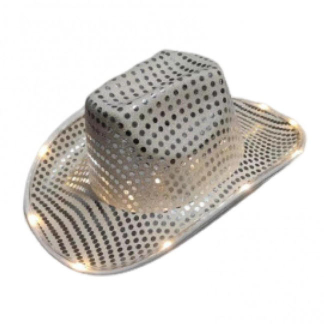 LED Light-Up Cowboy Hat Retro Western Style Luminous 9 Color Available Christmas Party Nightclubs Performance Photo Prop Cap LED Light-Up Cowboy Hat Retro Western Style Luminous 9 Color Available Christmas Party Nightclubs Performance Photo Prop Cap