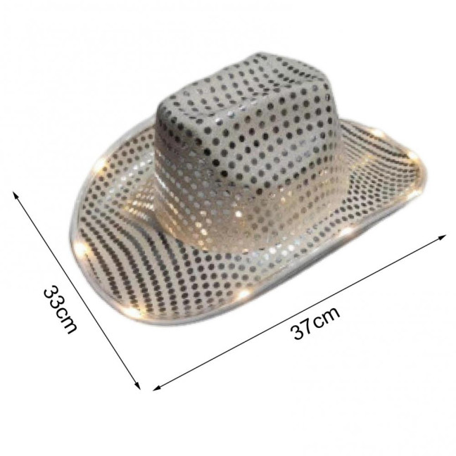 LED Light-Up Cowboy Hat Retro Western Style Luminous 9 Color Available Christmas Party Nightclubs Performance Photo Prop Cap LED Light-Up Cowboy Hat Retro Western Style Luminous 9 Color Available Christmas Party Nightclubs Performance Photo Prop Cap