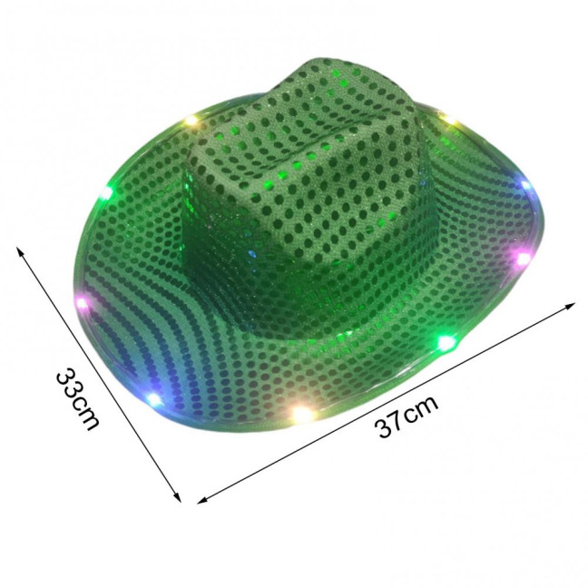 LED Light-Up Cowboy Hat Retro Western Style Luminous 9 Color Available Christmas Party Nightclubs Performance Photo Prop Cap LED Light-Up Cowboy Hat Retro Western Style Luminous 9 Color Available Christmas Party Nightclubs Performance Photo Prop Cap