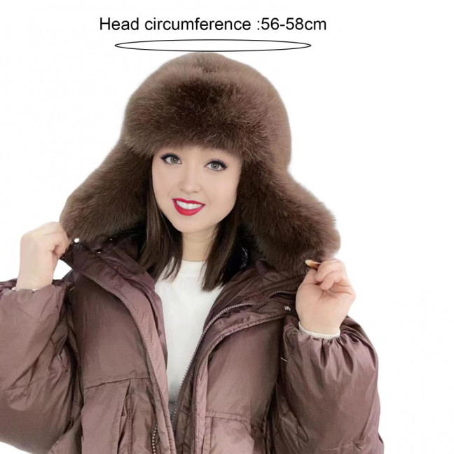 Women Winter Hat Gloves Thickened Fuzzy Faux Fur Ear Protection Windoroof Heat Retention Outdoor Skiing Skating Snowboarding Lei Feng Hat Women Winter Hat Gloves Thickened Fuzzy Faux Fur Ear Protection Windoroof Heat Retention Outdoor Skiing Skating Snowboarding Lei Feng Hat
