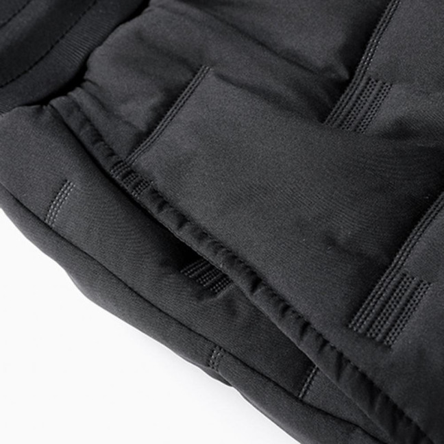 Fall Winter Men Sport Pants with Pockets Loose Elastic Waist Thick Plush Padded Loose Straight Solid Color Exercise Trousers Daily Wear Sweatpants