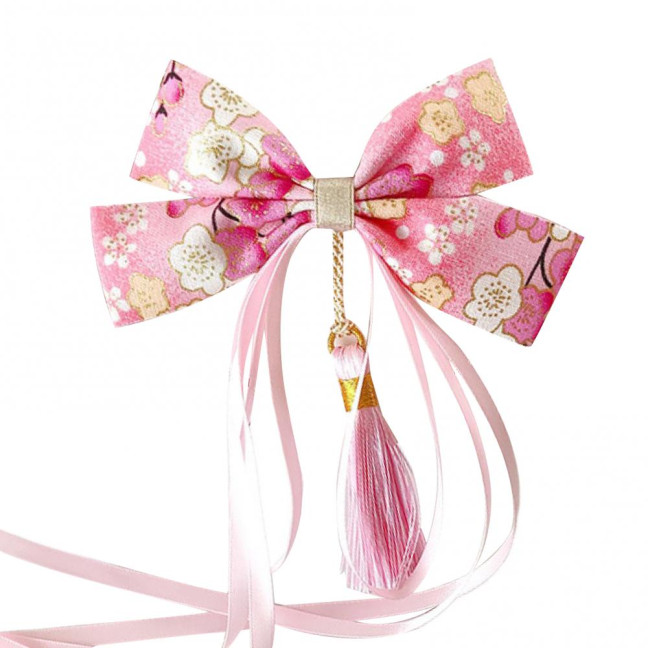 Red Bow Hairpin with Tassels Fox Decor Long Ribbon Chinese New Year Celebrations Style Cartoon Hair Accessory Red Bow Hairpin with Tassels Fox Decor Long Ribbon Chinese New Year Celebrations Style Cartoon Hair Accessory