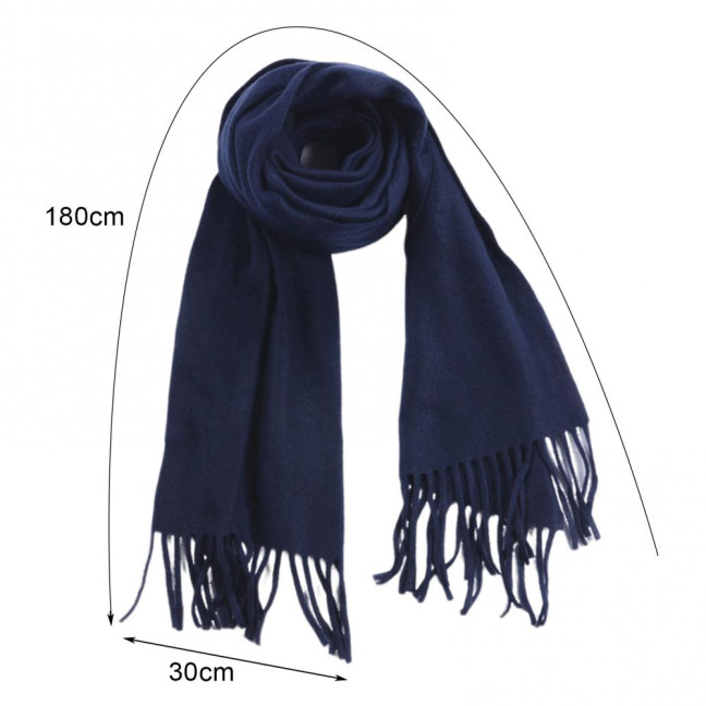 Adult Scarf Double-Sided Velvet Soft Plaid Pattern Autumn Winter Scarf with Tassel Men Women Warm Shawl