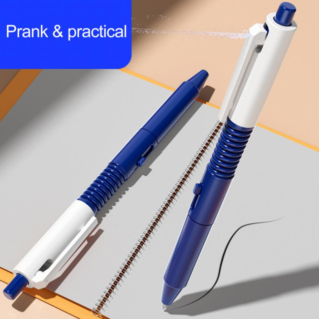 2 in 1 Water Spray Pen Back to School Gift Stress Relief Kids Toy Pen Funny Prank Retractable Pen with Water Spray Function 2 in 1 Water Spray Pen Back to School Gift Stress Relief Kids Toy Pen Funny Prank Retractable Pen with Water Spray Function