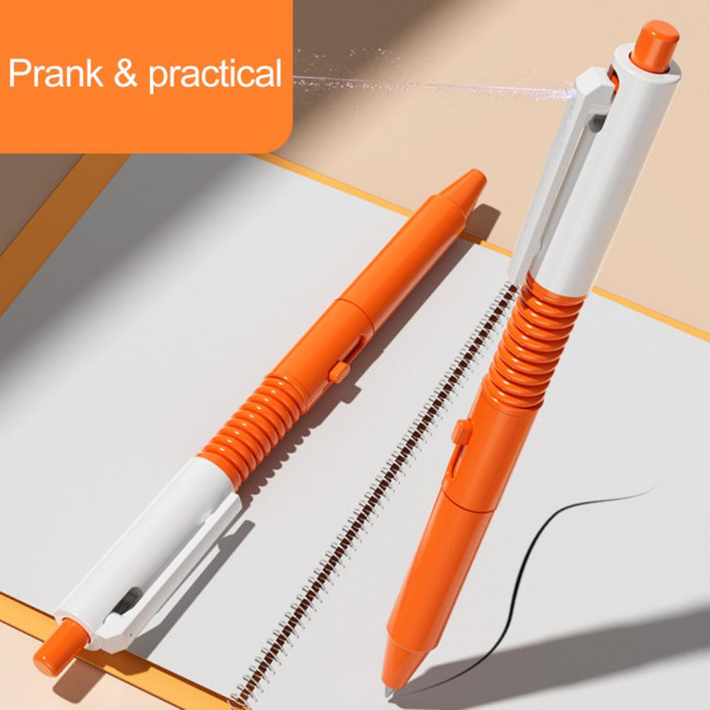 2 in 1 Water Spray Pen Back to School Gift Stress Relief Kids Toy Pen Funny Prank Retractable Pen with Water Spray Function 2 in 1 Water Spray Pen Back to School Gift Stress Relief Kids Toy Pen Funny Prank Retractable Pen with Water Spray Function