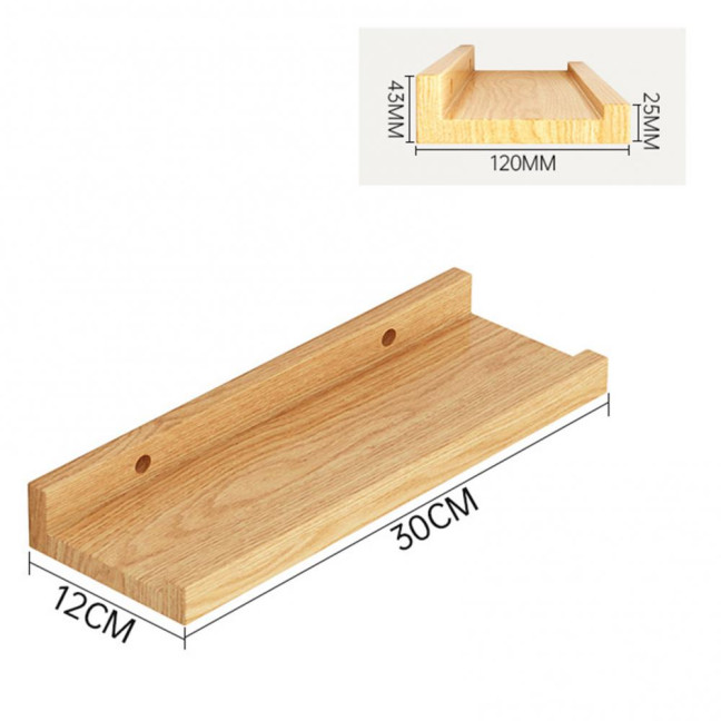 Modern Wall Mounted Storage Rack Strong Load-bearing Simple Installation Bathroom Floating Shelves Display Organizer