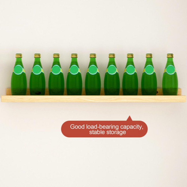 Modern Wall Mounted Storage Rack Strong Load-bearing Simple Installation Bathroom Floating Shelves Display Organizer