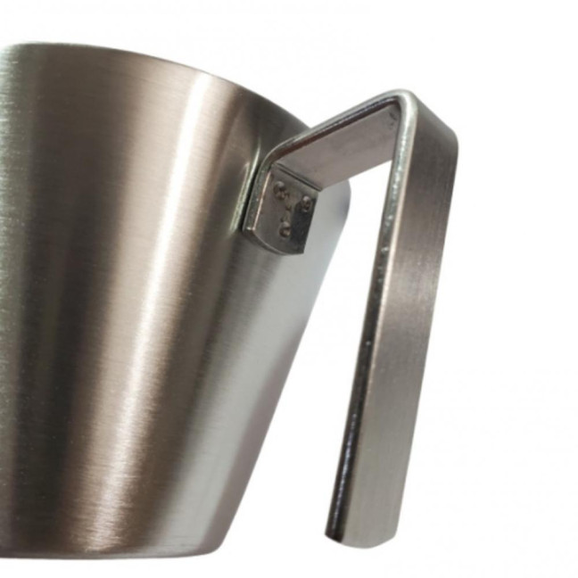 Espresso Measuring Cup Dual Scale Stainless Steel Coffee Cup with V-Shaped Spout 100ml Espresso Shots Cup with Handle Bean Weighing Tool for Barista Cocktails Espresso Measuring Cup Dual Scale Stainless Steel Coffee Cup with V-Shaped Spout 100ml Espresso Shots Cup with Handle Bean Weighing Tool for Barista Cocktails