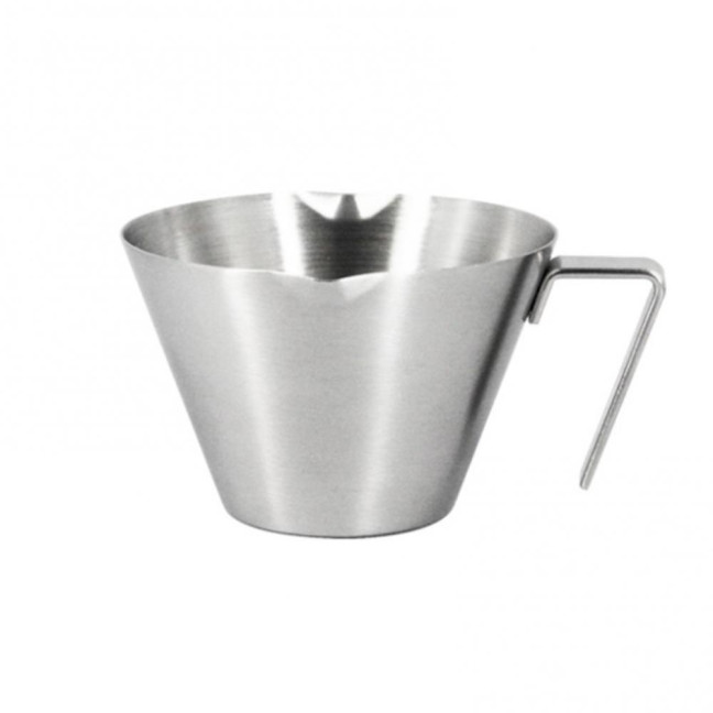 Espresso Measuring Cup Dual Scale Stainless Steel Coffee Cup with V-Shaped Spout 100ml Espresso Shots Cup with Handle Bean Weighing Tool for Barista Cocktails Espresso Measuring Cup Dual Scale Stainless Steel Coffee Cup with V-Shaped Spout 100ml Espresso Shots Cup with Handle Bean Weighing Tool for Barista Cocktails