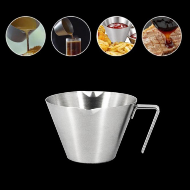 Espresso Measuring Cup Dual Scale Stainless Steel Coffee Cup with V-Shaped Spout 100ml Espresso Shots Cup with Handle Bean Weighing Tool for Barista Cocktails Espresso Measuring Cup Dual Scale Stainless Steel Coffee Cup with V-Shaped Spout 100ml Espresso Shots Cup with Handle Bean Weighing Tool for Barista Cocktails