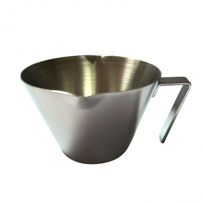 Espresso Measuring Cup Dual Scale Stainless Steel Coffee Cup with V-Shaped Spout 100ml Espresso Shots Cup with Handle Bean Weighing Tool for Barista Cocktails Espresso Measuring Cup Dual Scale Stainless Steel Coffee Cup with V-Shaped Spout 100ml Espresso Shots Cup with Handle Bean Weighing Tool for Barista Cocktails