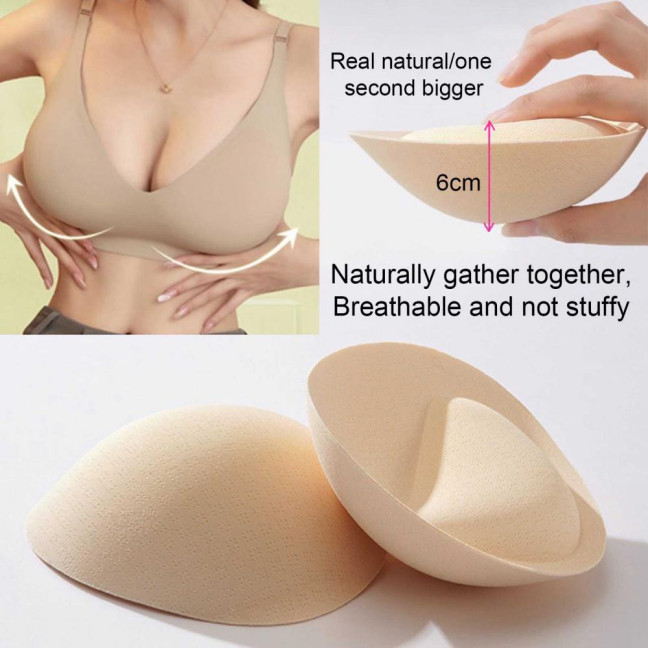 Bra Pad Ultra Thick Good Breathability Bra Insert Triangle Sponge Push Up Bra Pad Women Invisible Insert Swimsuit Bikini Breast Enhancers Chest Cup Pads Accessories Bra Pad Ultra Thick Good Breathability Bra Insert Triangle Sponge Push Up Bra Pad Women Invisible Insert Swimsuit Bikini Breast Enhancers Chest Cup Pads Accessories