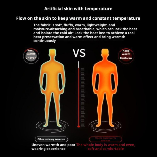 Men Bottoming T-shirt High Collar Double-sided German Velvet Solid Color Elastic Mid Length Pullover Layering Top for Winter And Fall