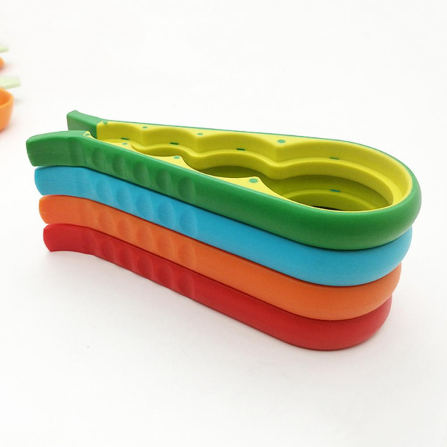 Arthritis Clamp Bottle Opener 4-in-1 Non-Slip Rubber Grip Can Opener Jar Lid Remover Tool for Weak Hands Seniors Kitchen Gadget for All Ages