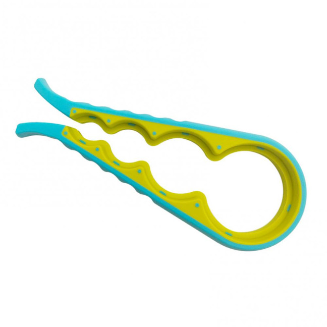 Arthritis Clamp Bottle Opener 4-in-1 Non-Slip Rubber Grip Can Opener Jar Lid Remover Tool for Weak Hands Seniors Kitchen Gadget for All Ages