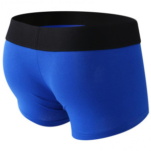 Men Boxer Underwear Low Waist Breathable Design Front Opening Shorts Panties with Silicone Ring Daily Wear