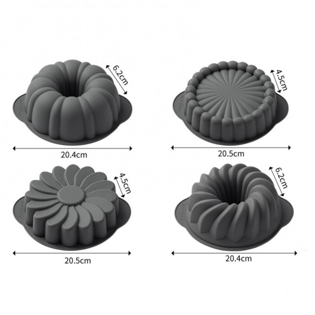 Silicone Cake Mold Nonstick Round Charlotte Cake Pan for Cheese Cake Chocolate BPA-Free Easy Release Fondant Molds Gift for Bakers Silicone Cake Mold Nonstick Round Charlotte Cake Pan for Cheese Cake Chocolate BPA-Free Easy Release Fondant Molds Gift for Bakers