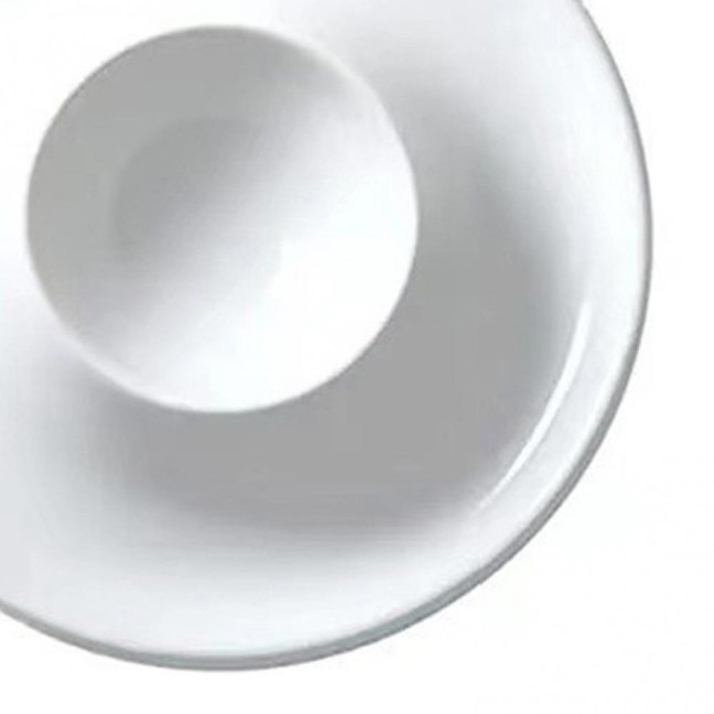 4/6Pcs White Egg Cups Food Grade BPA Free High Durability Compact Size Portable Boiled Egg Holders Set